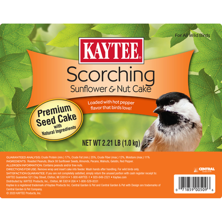 KAYTEE PRODUCTS Scorch Nut Cake 2.2Lb 100542413